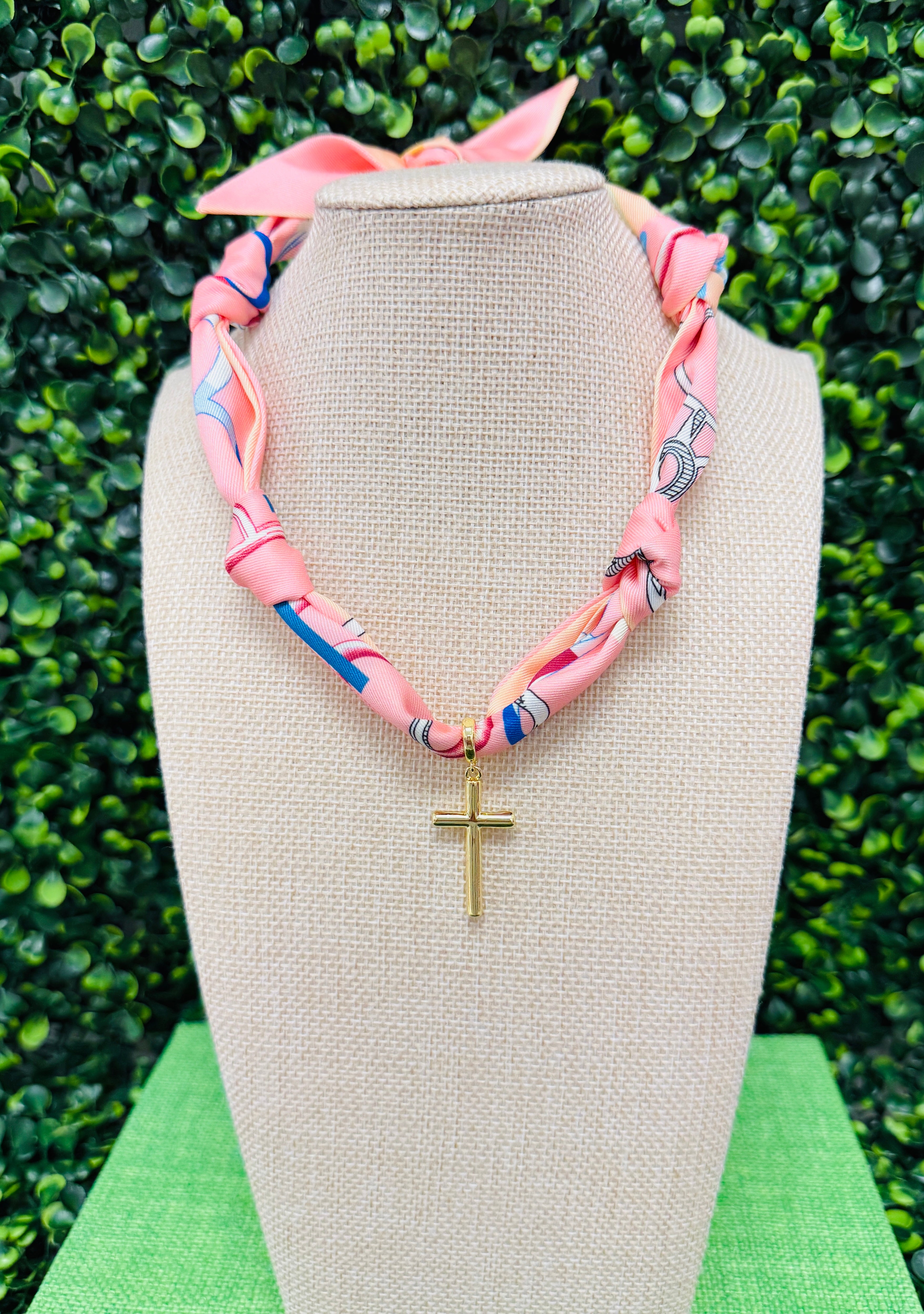 Twist of Faith Scarf Necklace