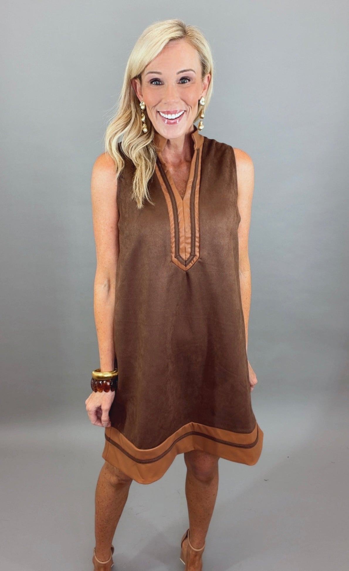 Suede the Day Dress