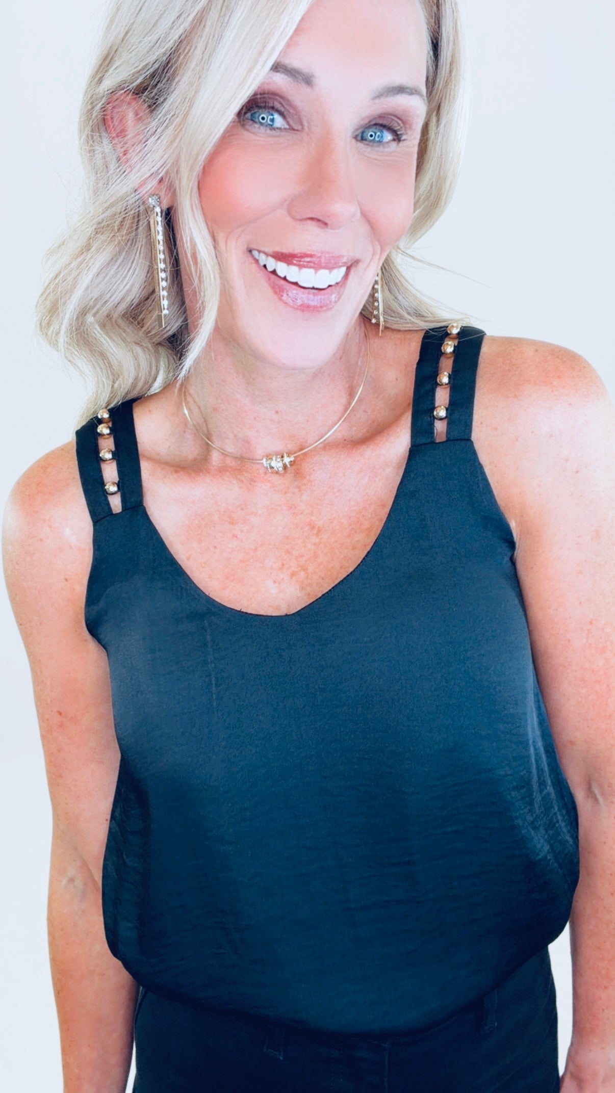 Stud Statement Tank (black)