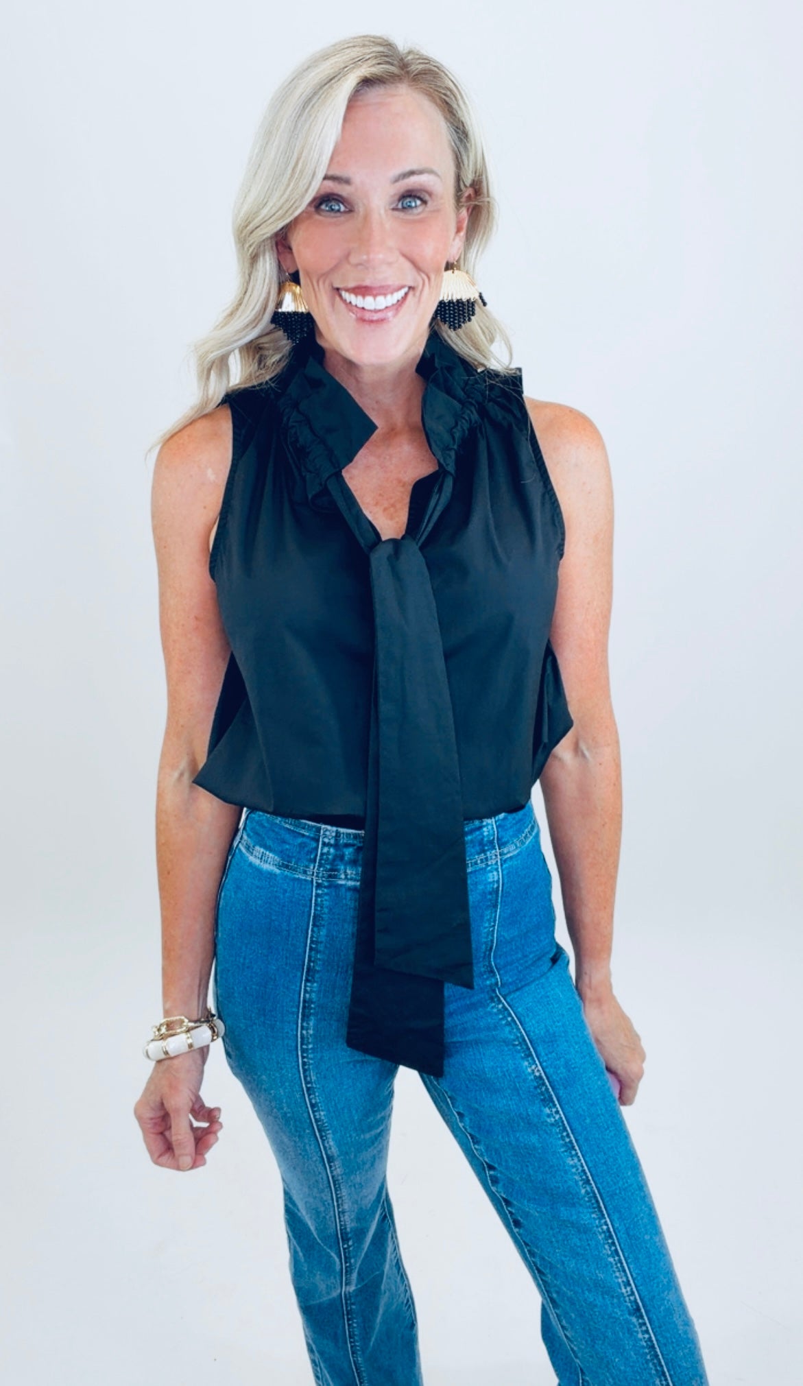 Tied and True Top (black)