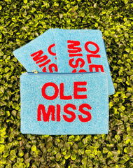 Ole Miss Beaded Pouch