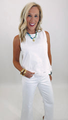 Petal Hem Tank (white)