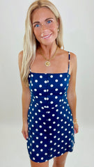 Sail Away Polka Dot Dress