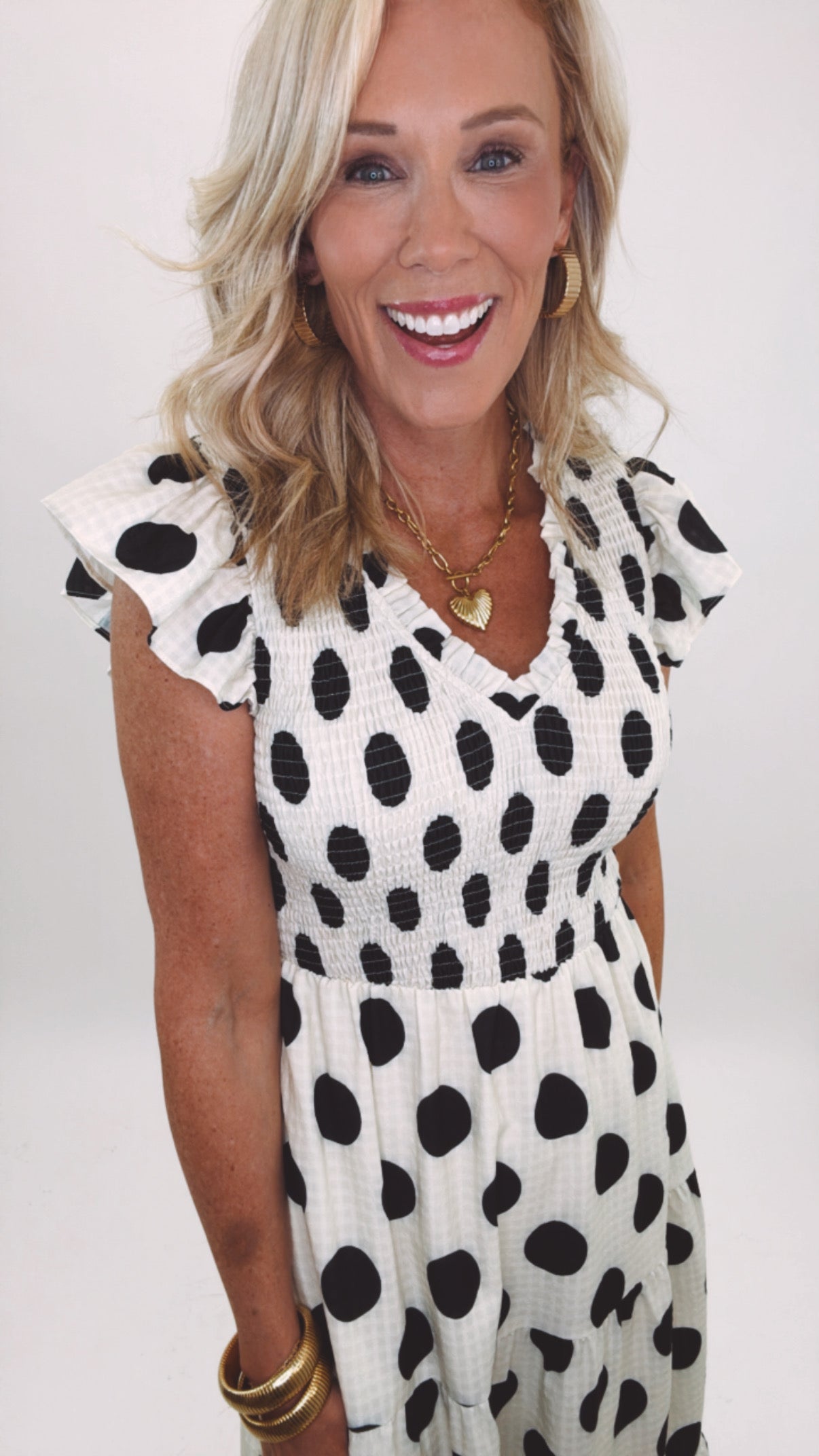 Dot Dot Maxi Dress