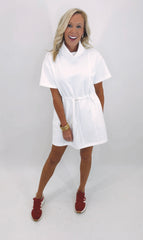 Marina Mock Neck Dress