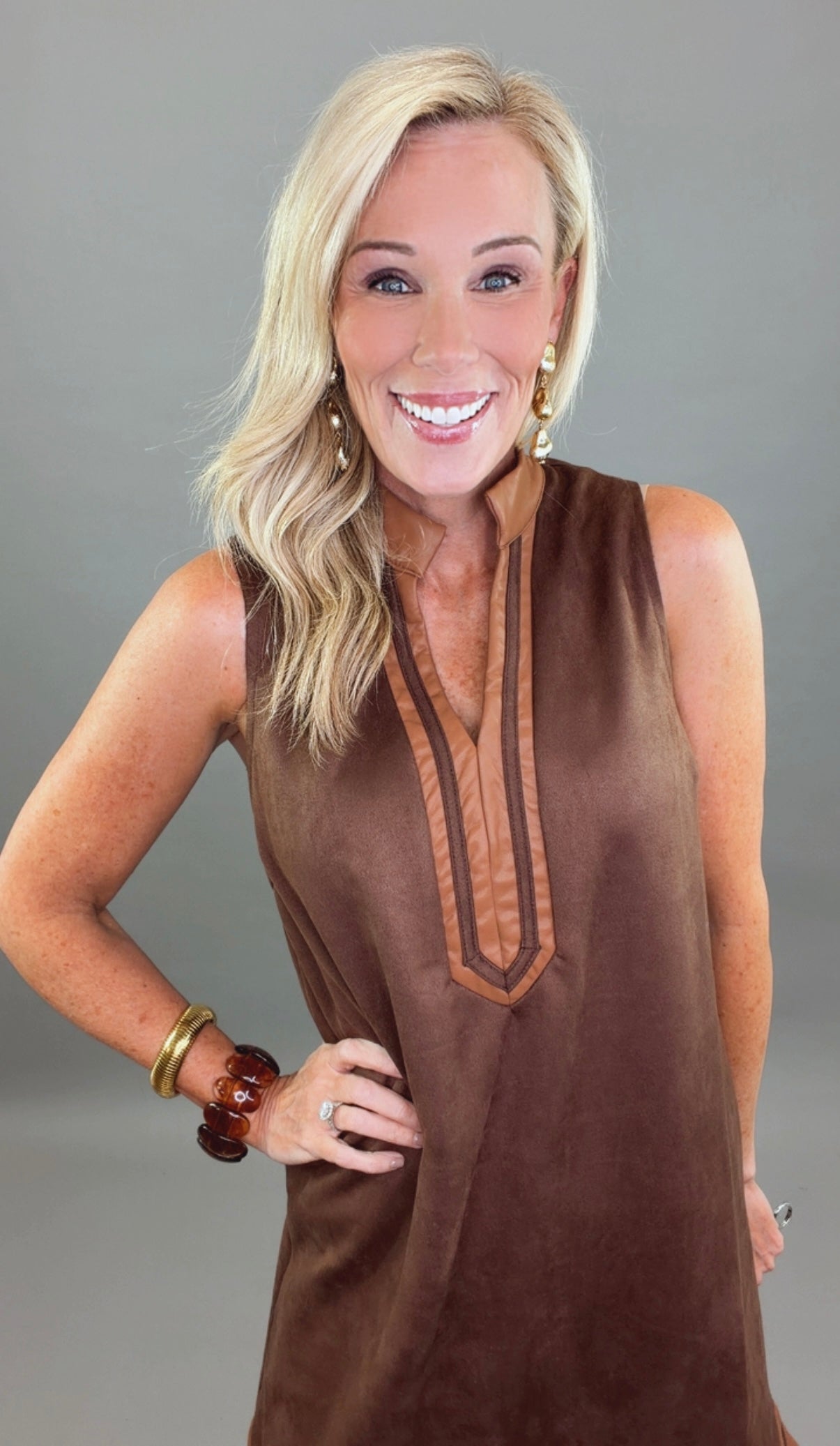 Suede the Day Dress