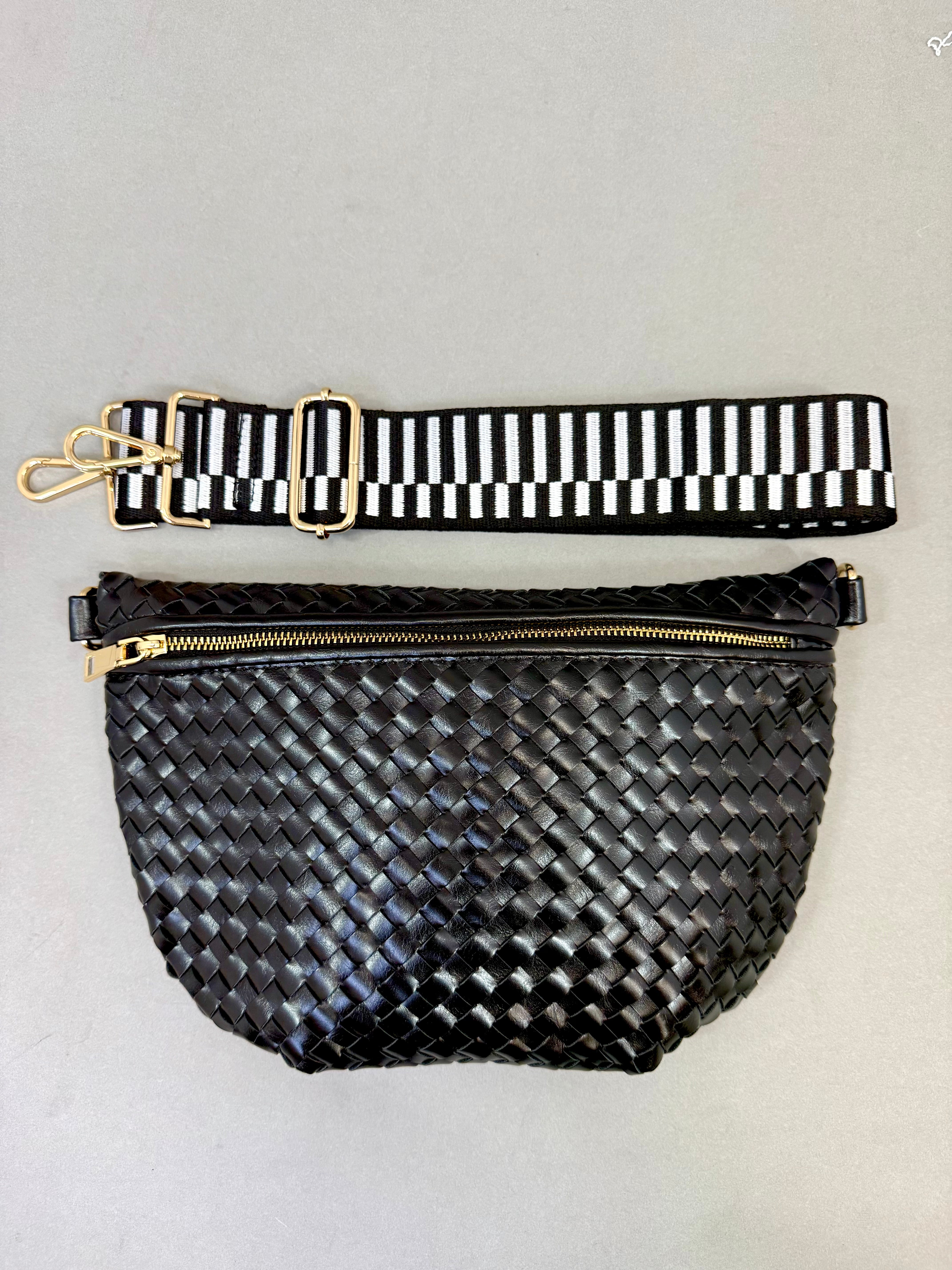 Woven Bum Bag (black)