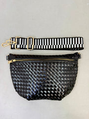 Woven Bum Bag (black)