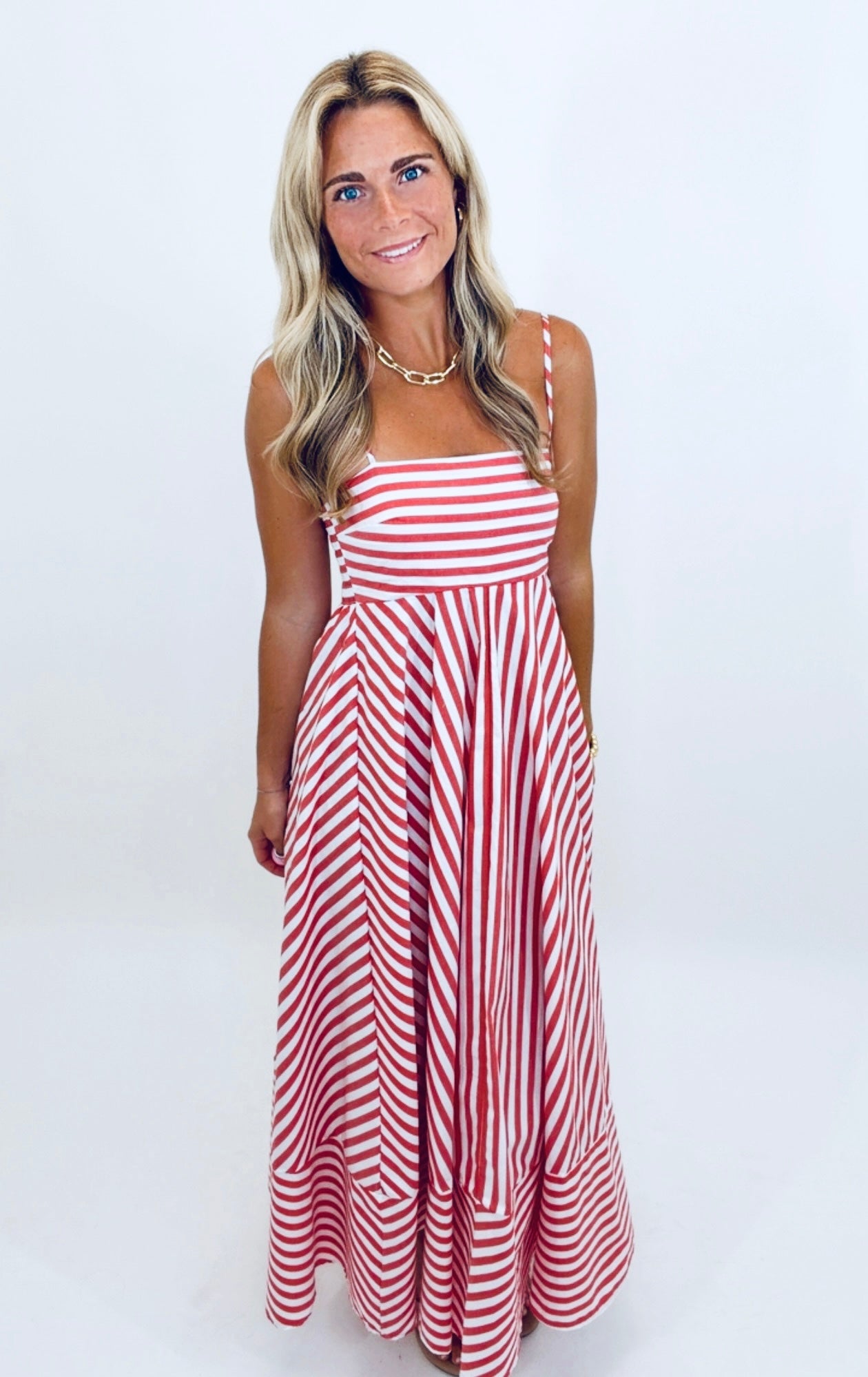 Red, White & Ready Dress