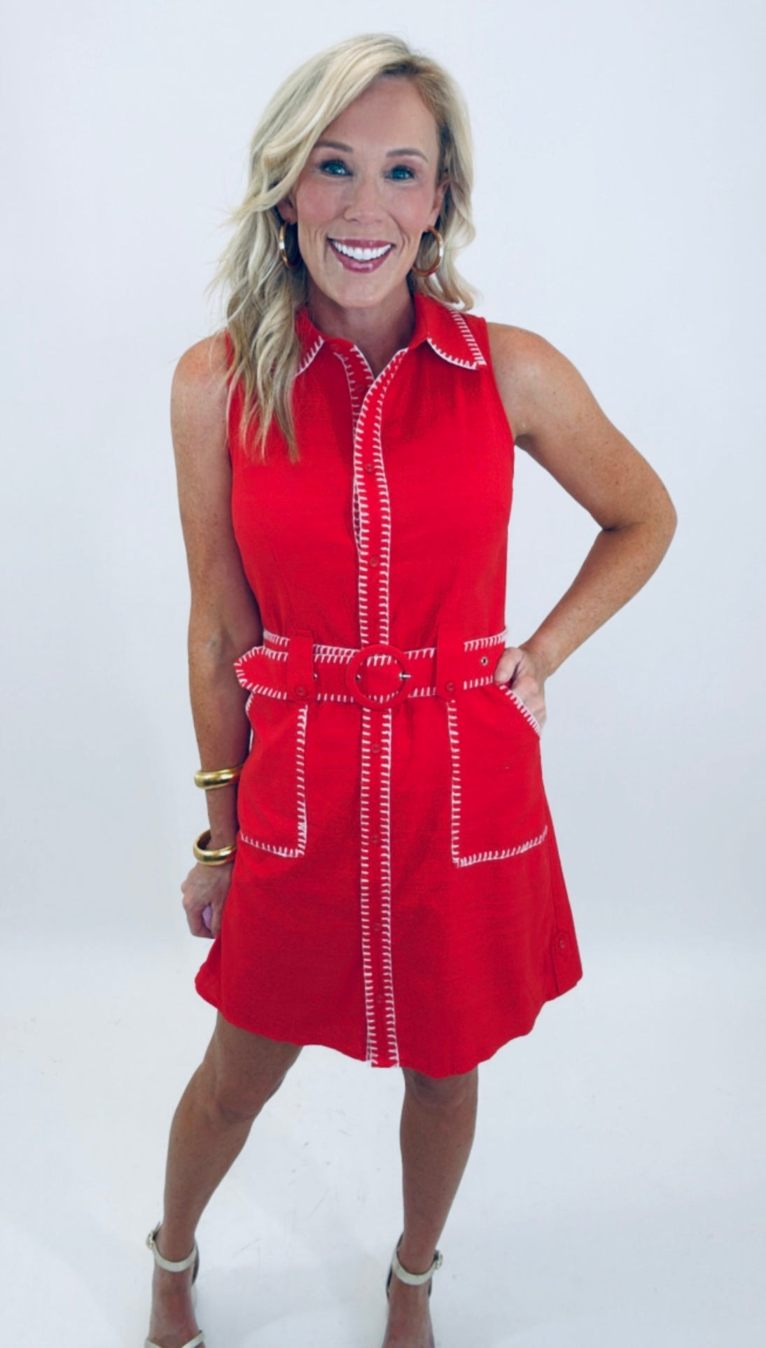 Prep Rally Dress (red)