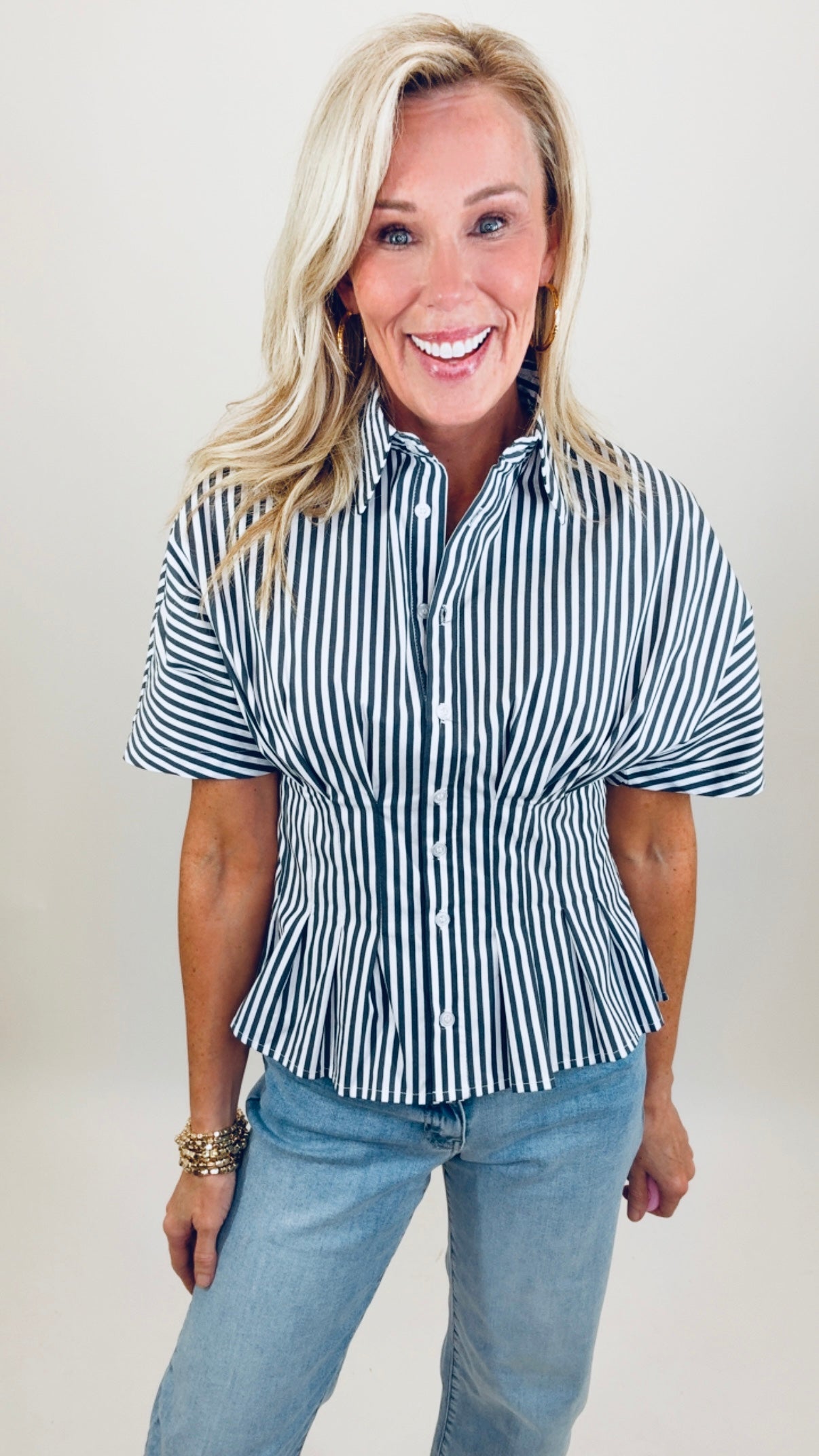Boardwalk Button Down Top
