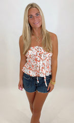 Flirty Floral Top