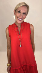 Cleo Dress (red)
