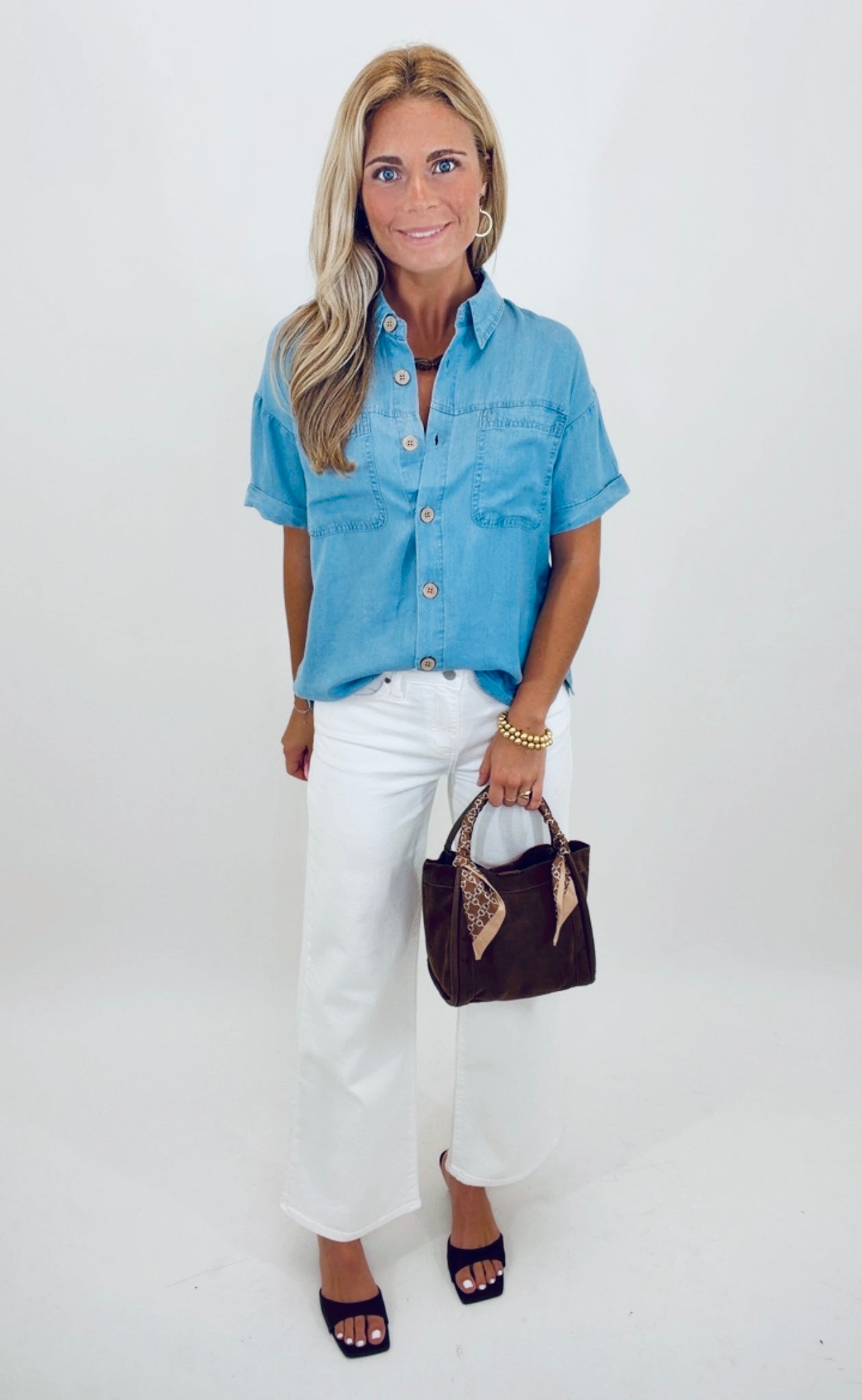 Chambray All Day Top