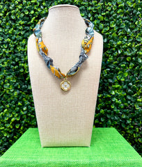 Fleurish Scarf Necklace