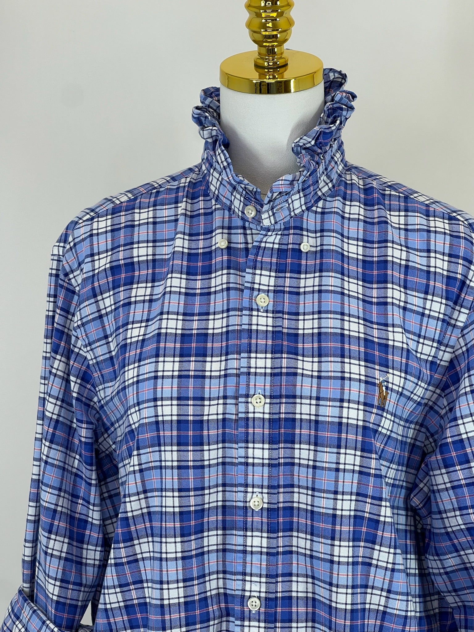 Second Story Shirt (Polo/PkBl/L)