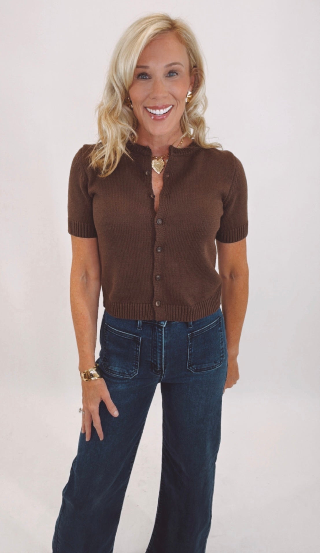 Weekender Knit Cardigan (brown)