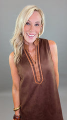 Suede the Day Dress