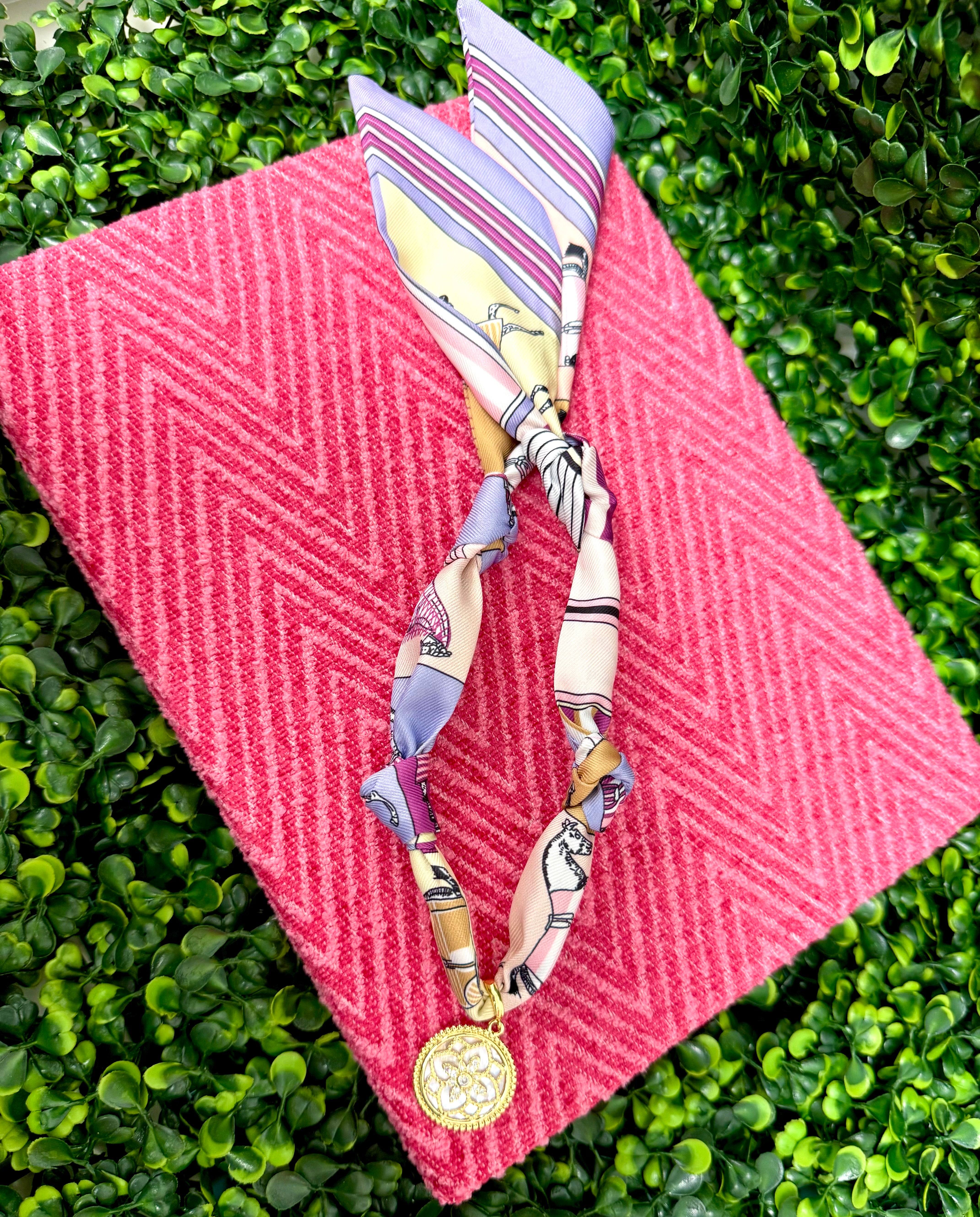Carousel Coin Scarf Necklace