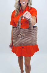 Milan Mini Woven Tote