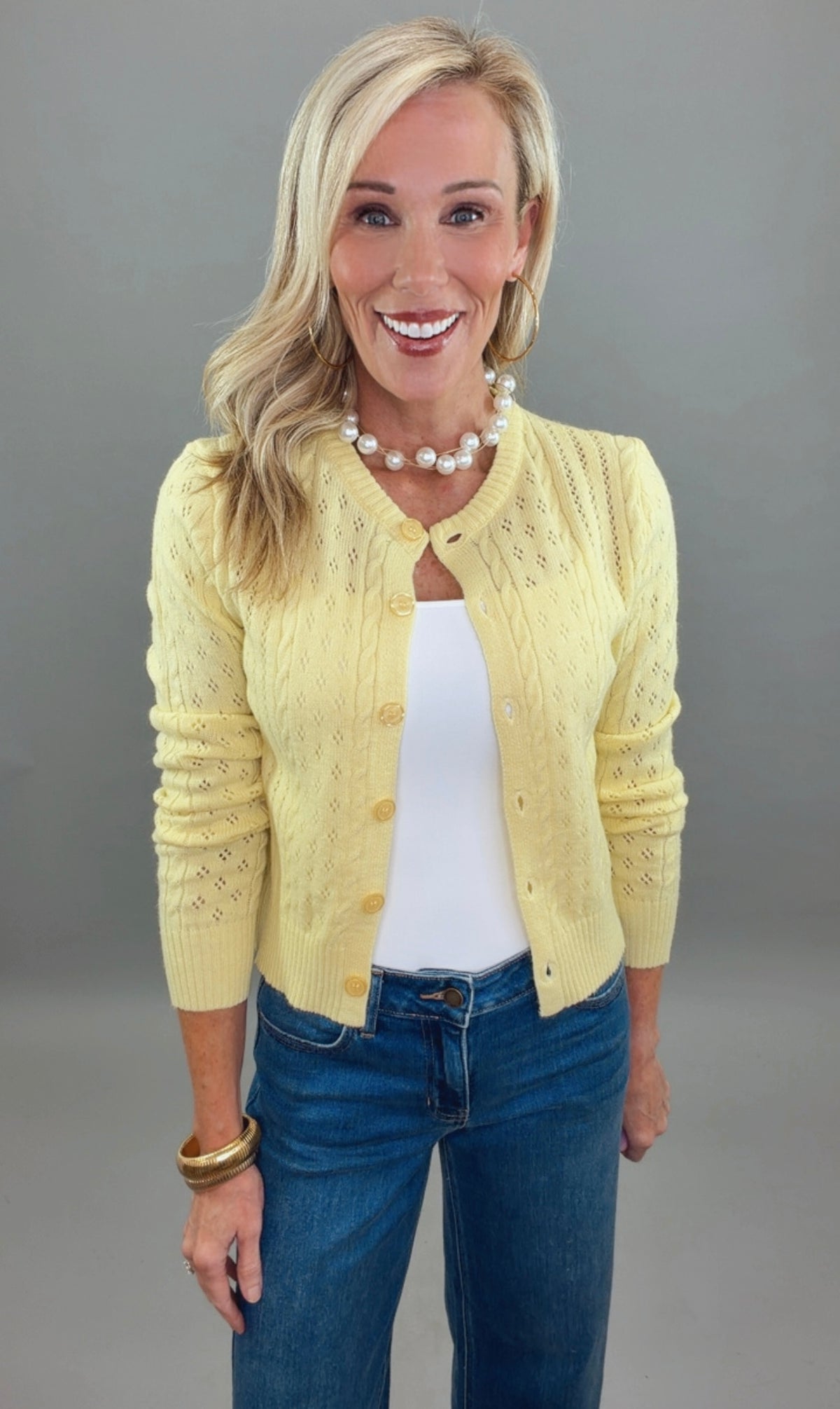 Birdie Cardigan (yellow)