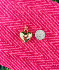 Puff Heart Charm