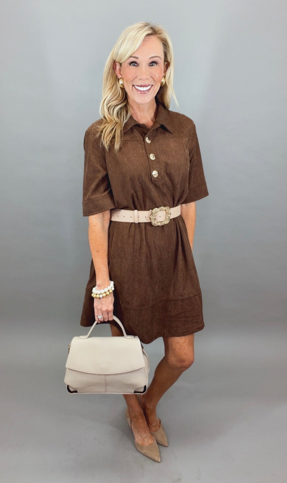 Pembroke Dress (brown)