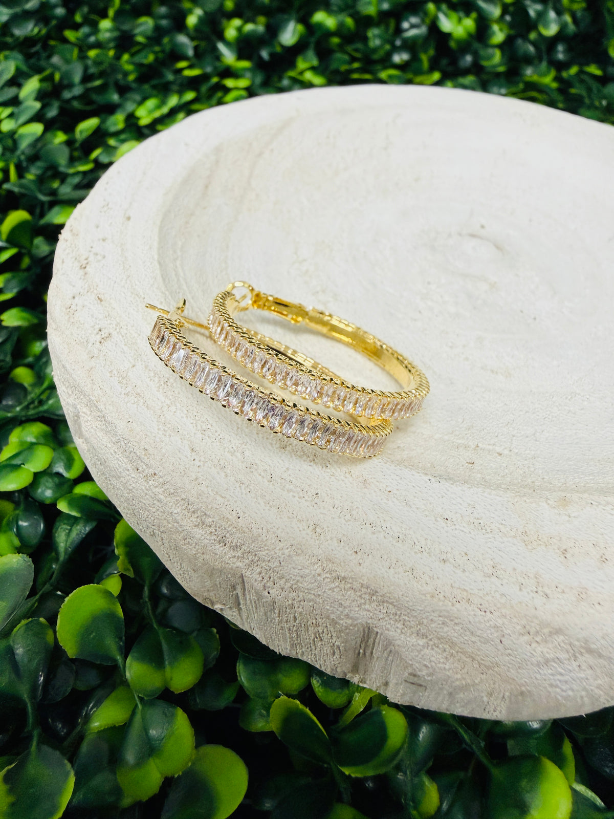 Diamond Darling Hoop