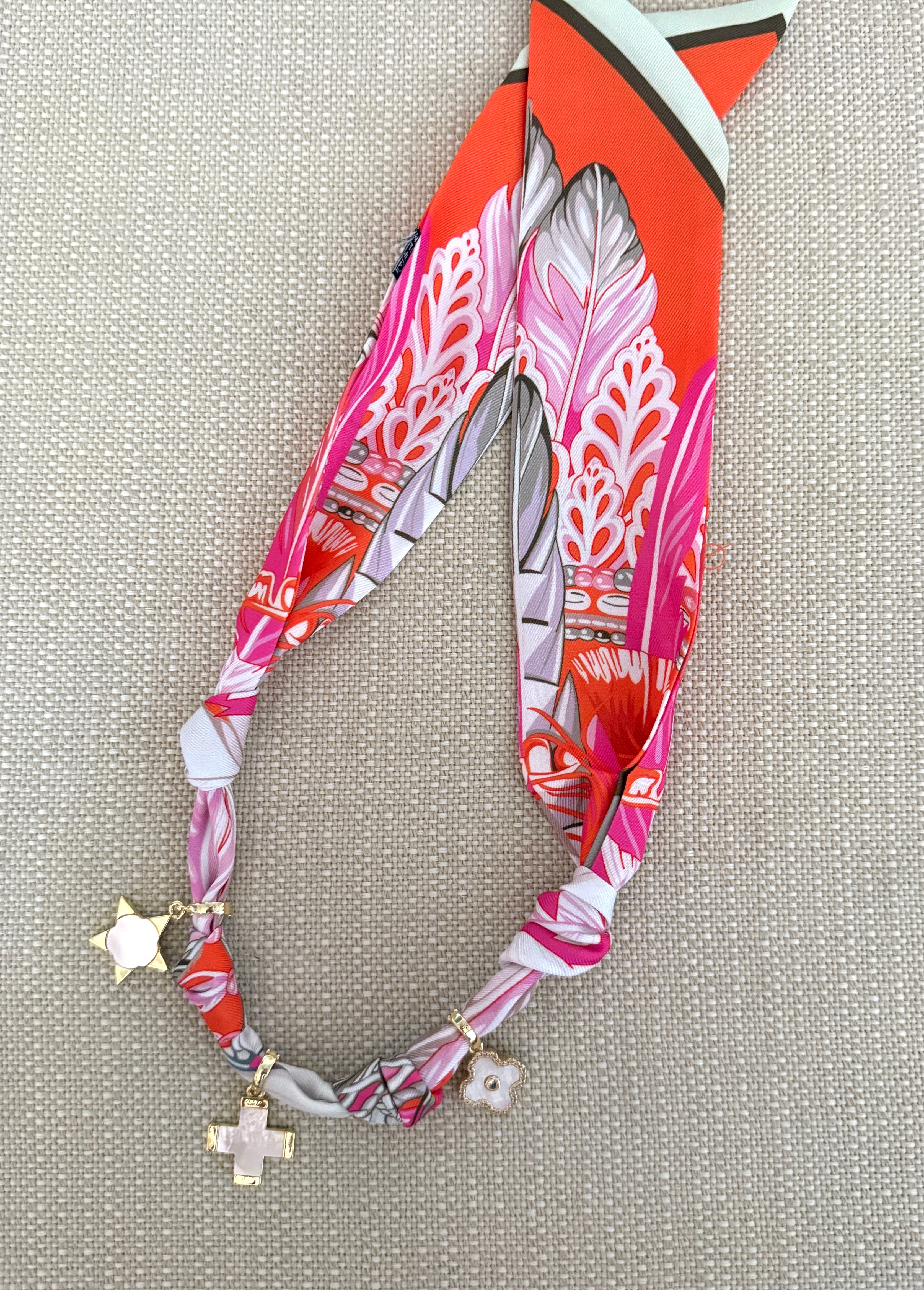 Wild Grace Trio Scarf Necklace