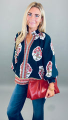 Scene Stealer Top (navy)