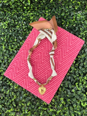 Saddle Up Scarf Necklace