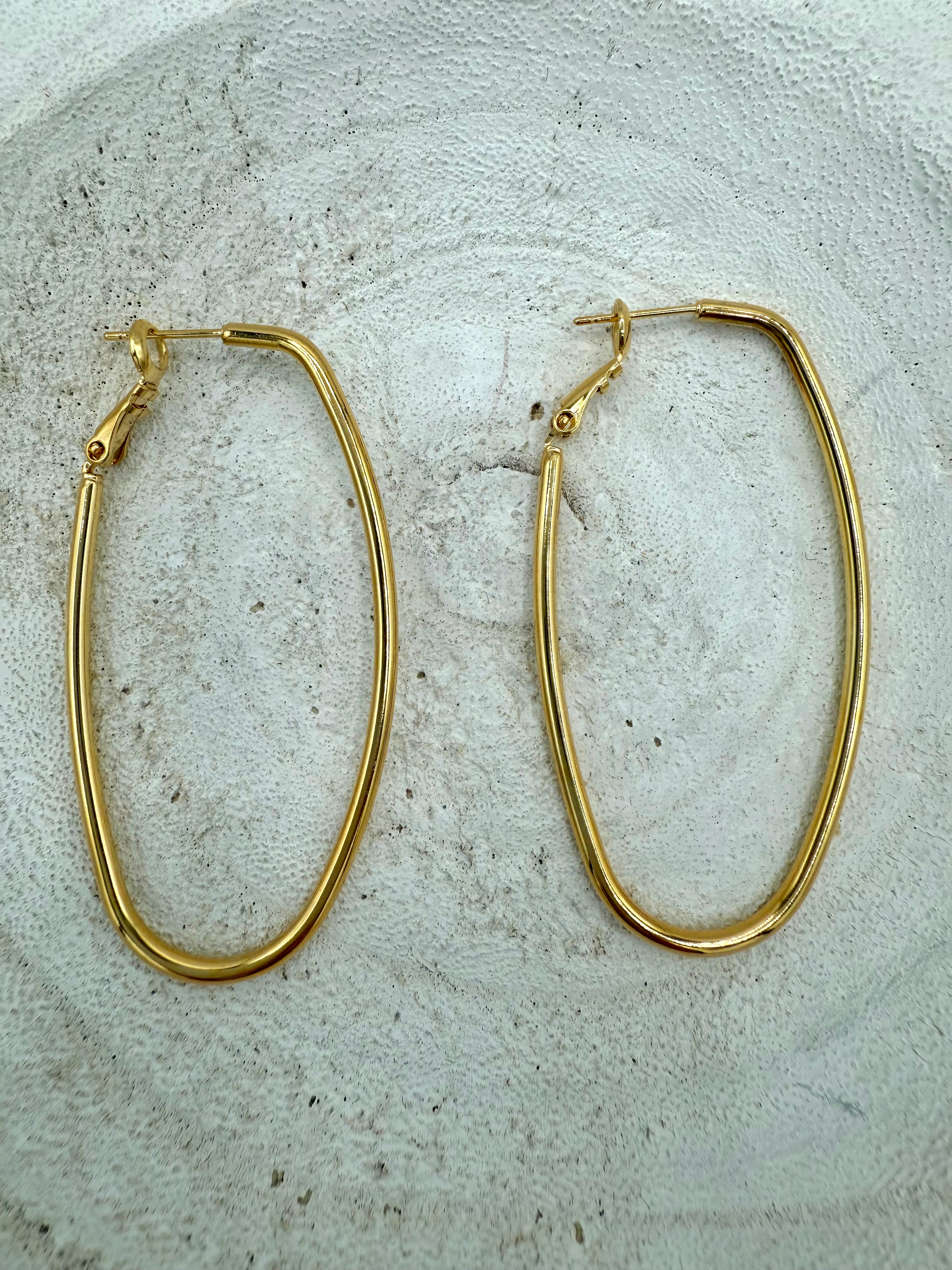oval earring
