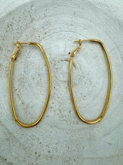 oval earring