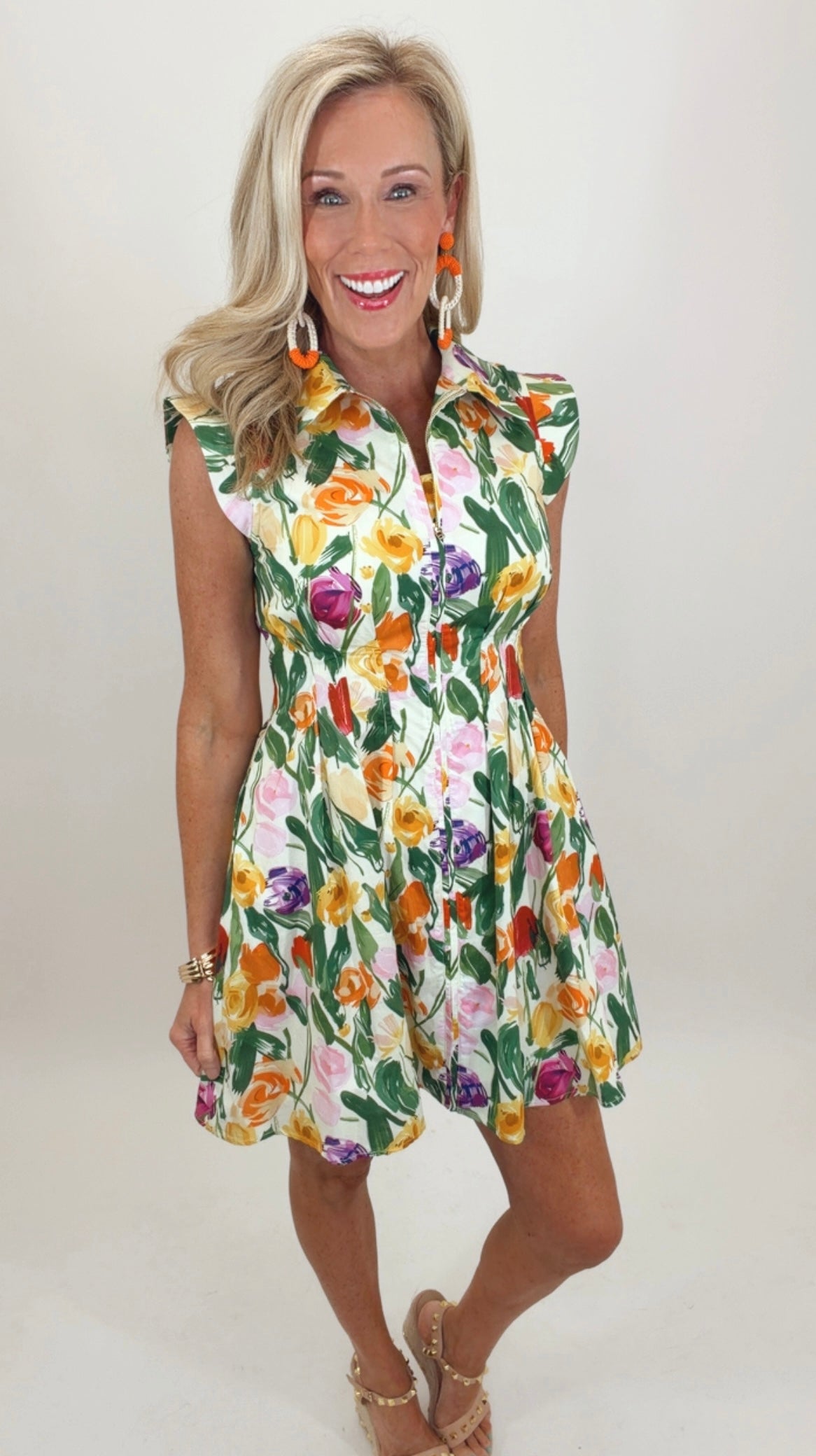 Datebook Darling Dress (cream)
