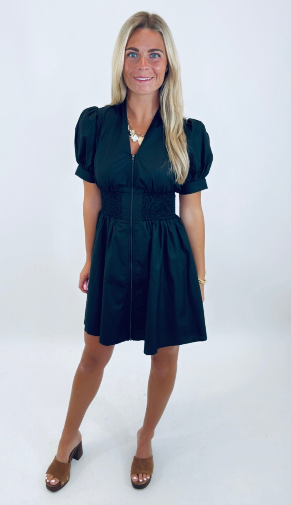 Zip & Zeal Dress (black)