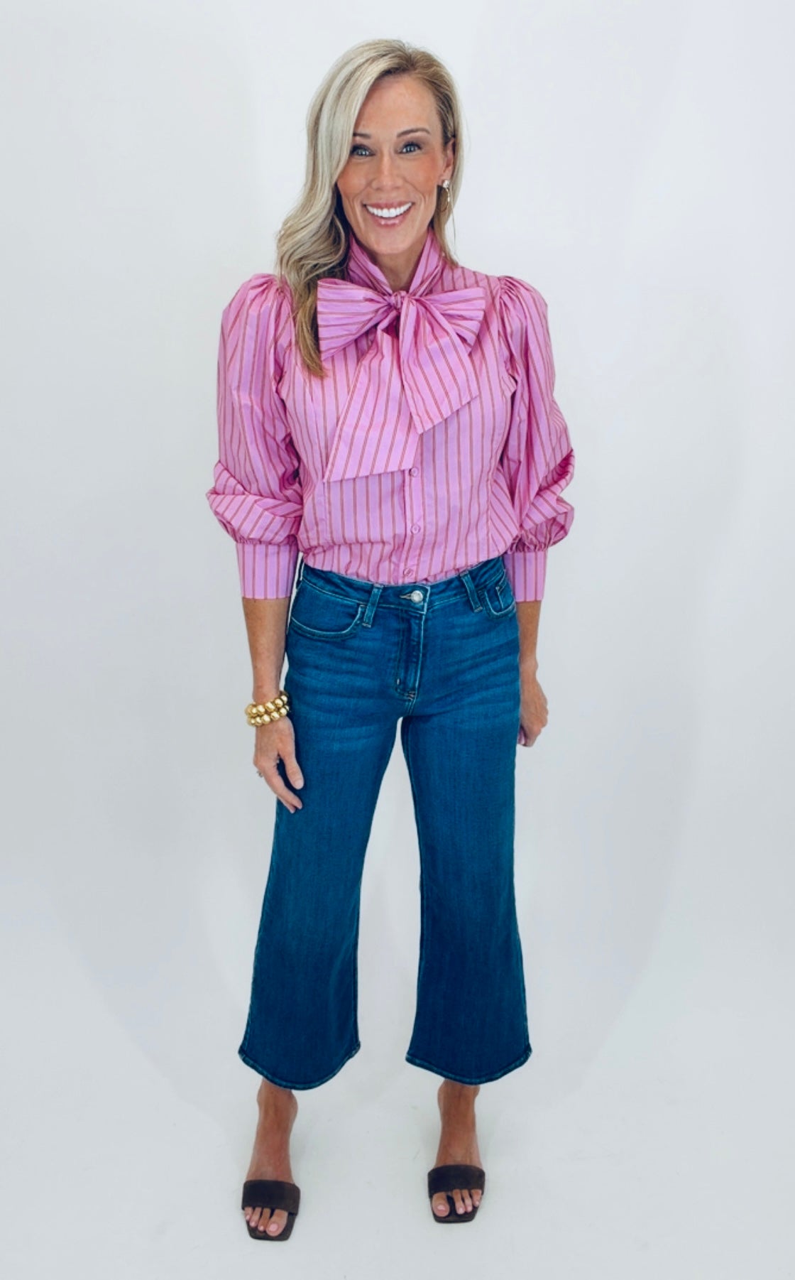 Stripe a Pose Top