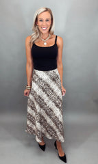 Serpent Silhouette Skirt