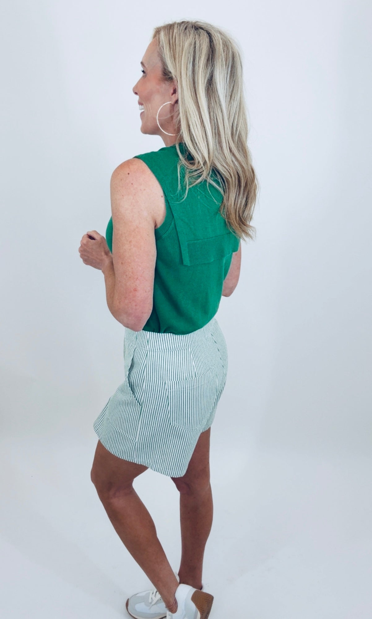 All Set Stripe Skort
