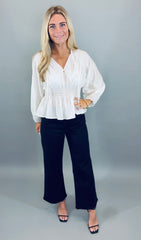 The Haven Blouse (white)