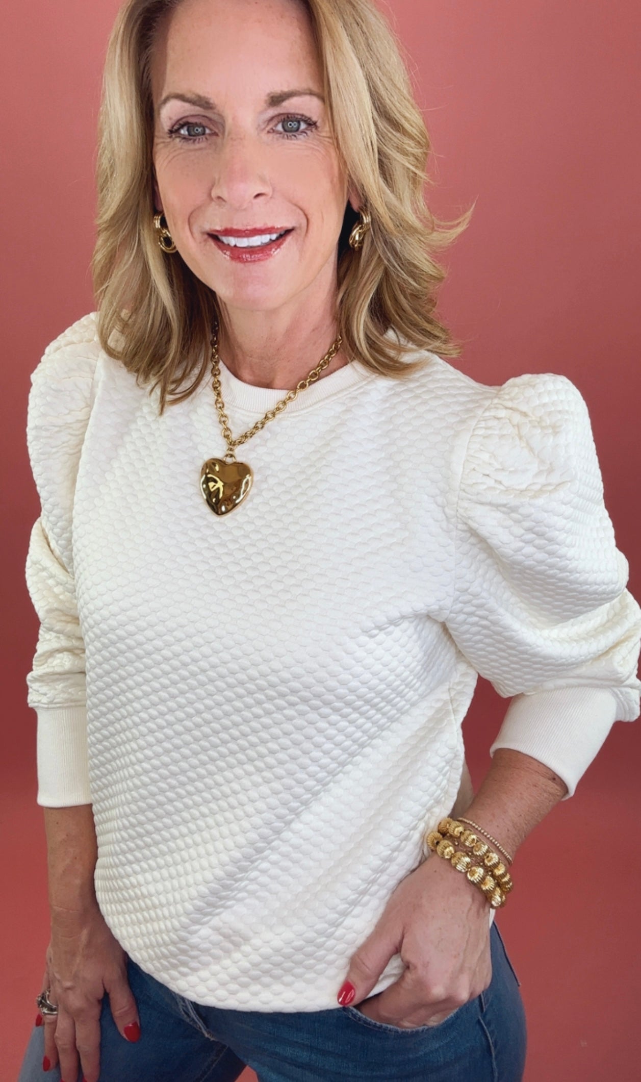 Cozy Couture Sweatshirt (ivory)