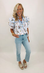 Tea Party Blooms Top