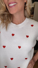 Confetti Heart Sweater