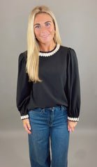 Uptown Charm Top (black)