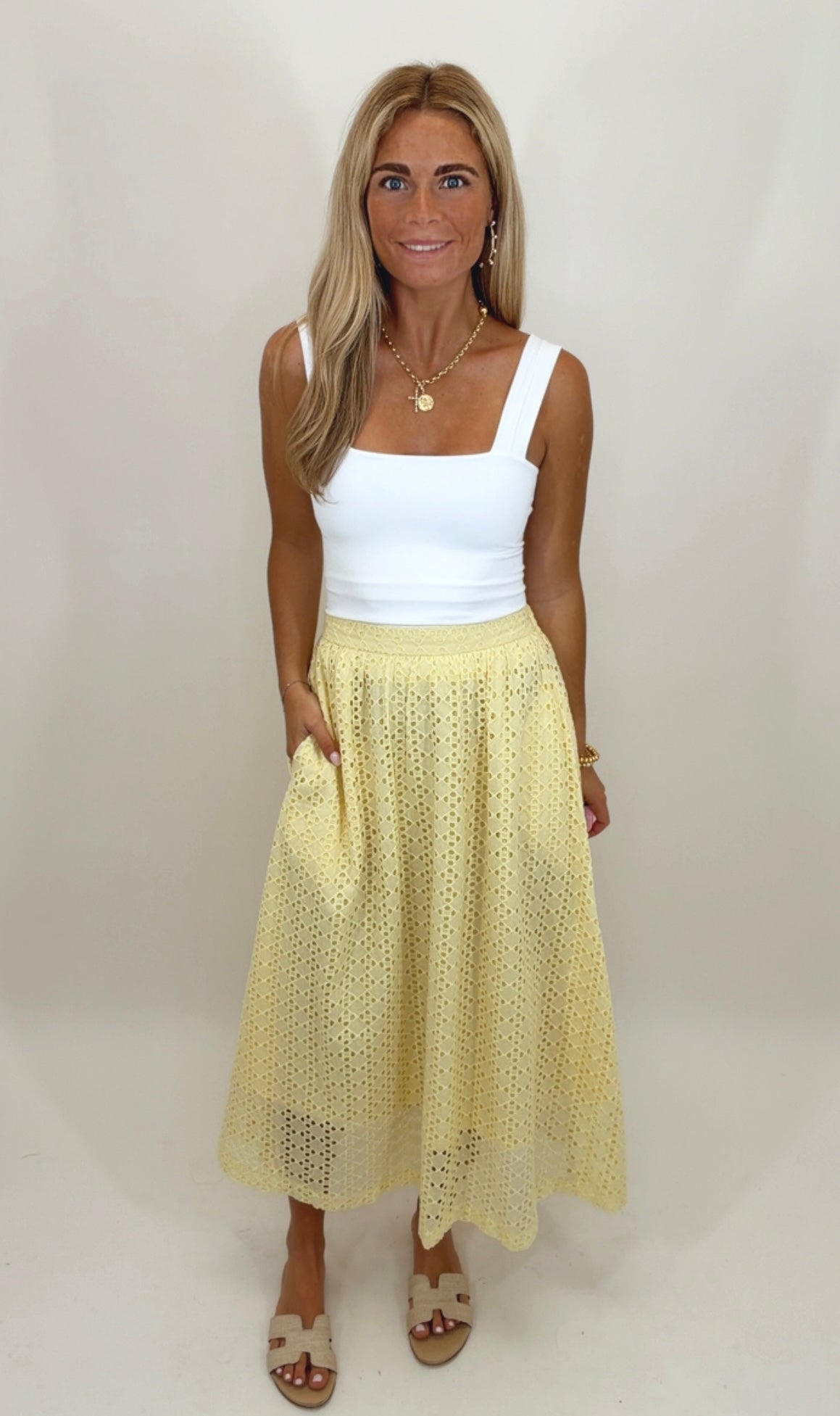 Sunlit Stitch Skirt