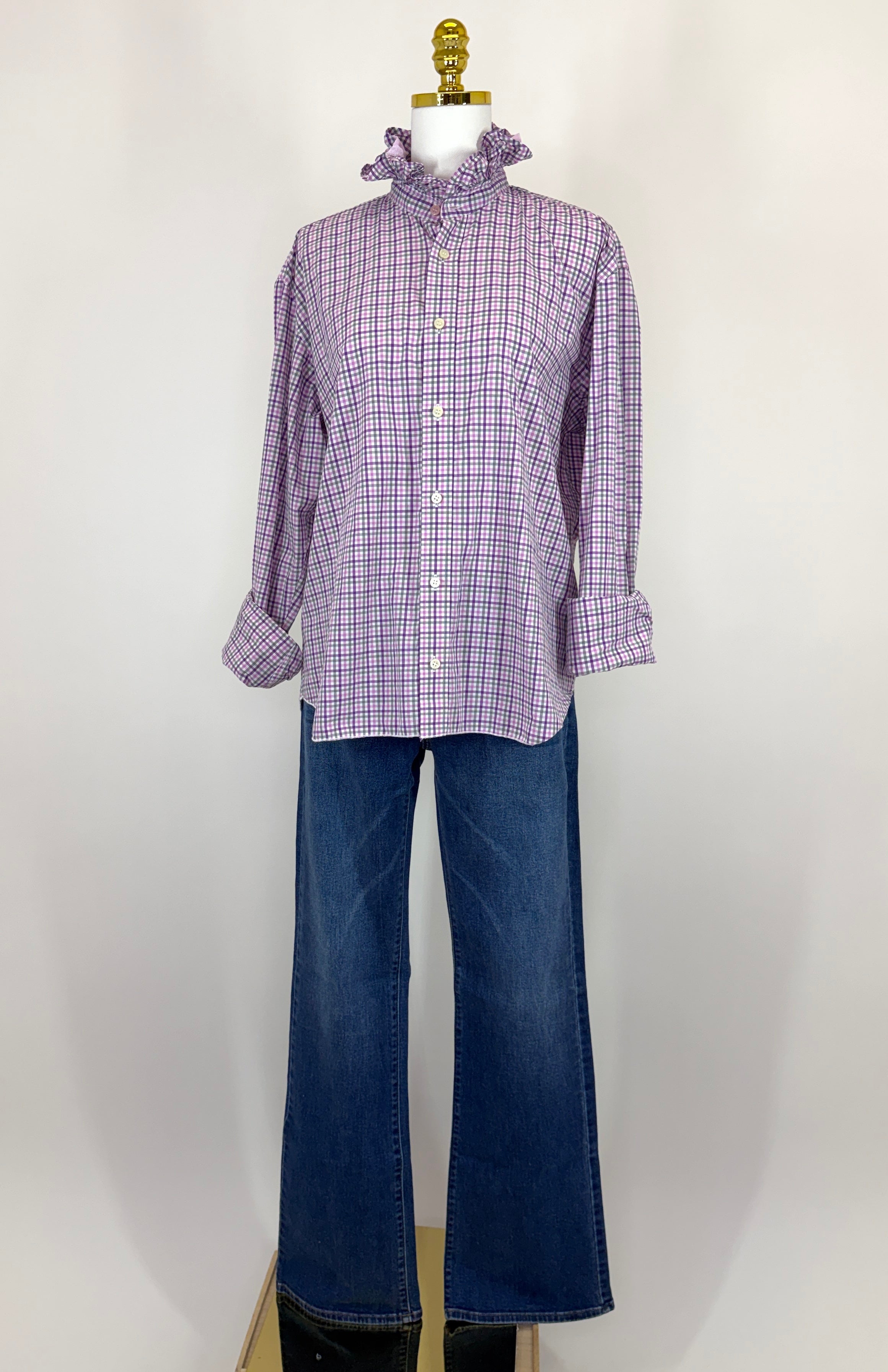 Second Story Shirt (Ted Baker/PurpleChk/M)