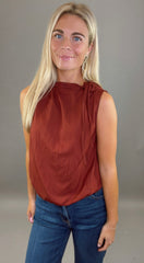 In a Cinch Top (burgundy)
