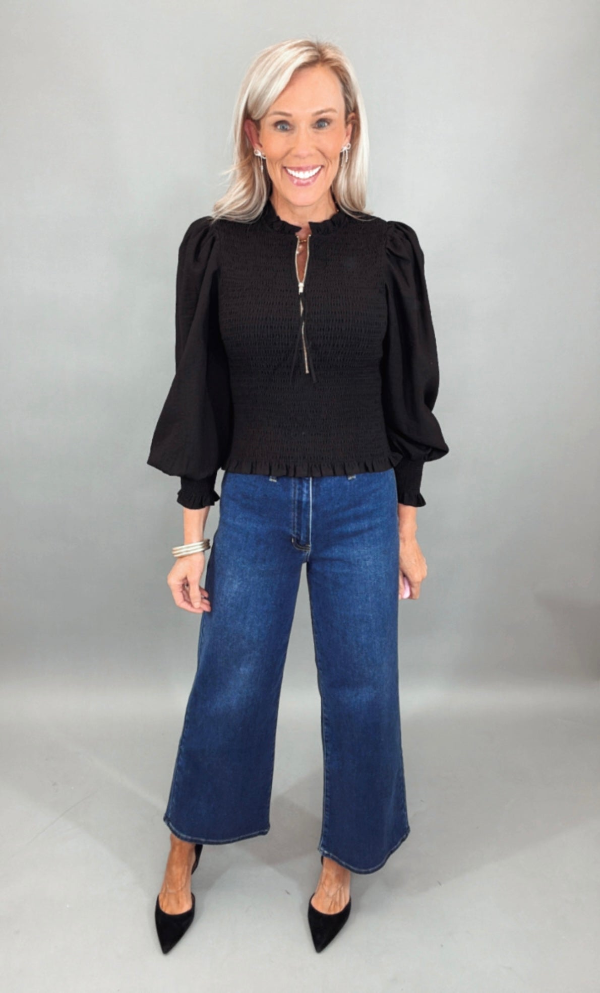 Poised Affair Top (black)