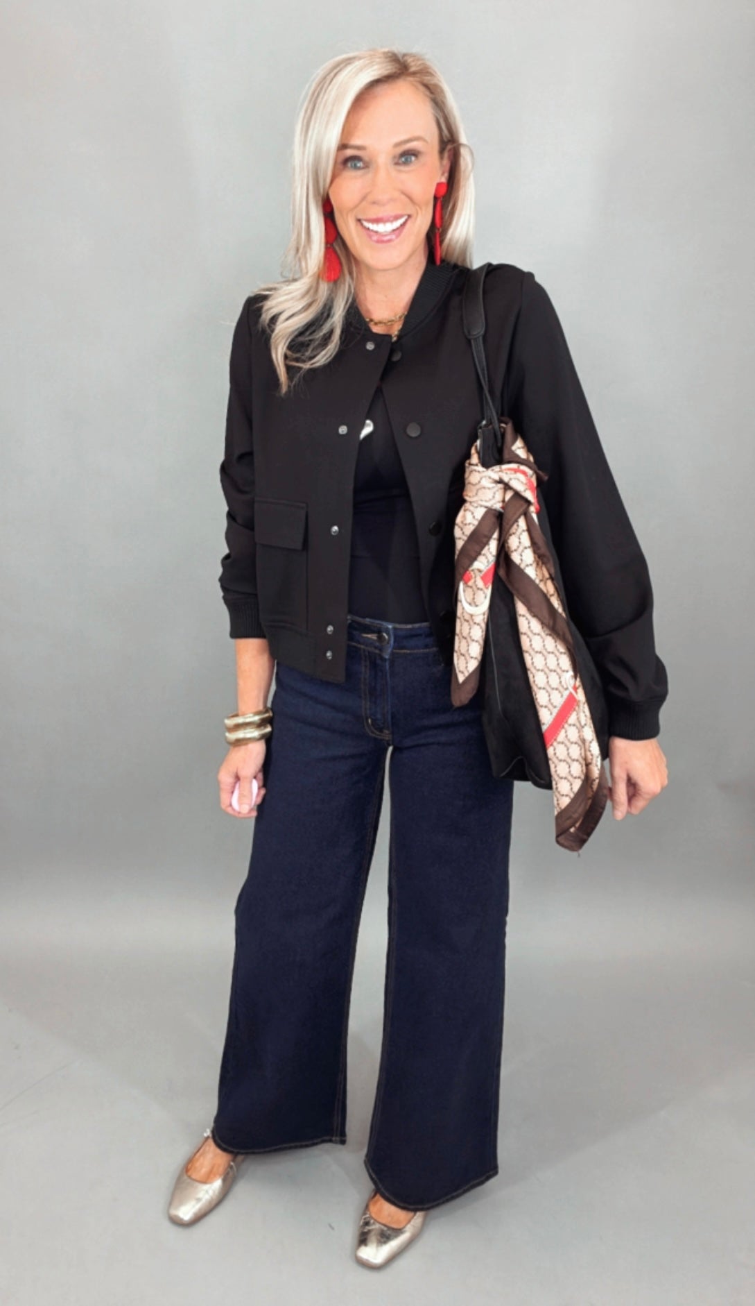 Simone Bomber (black)