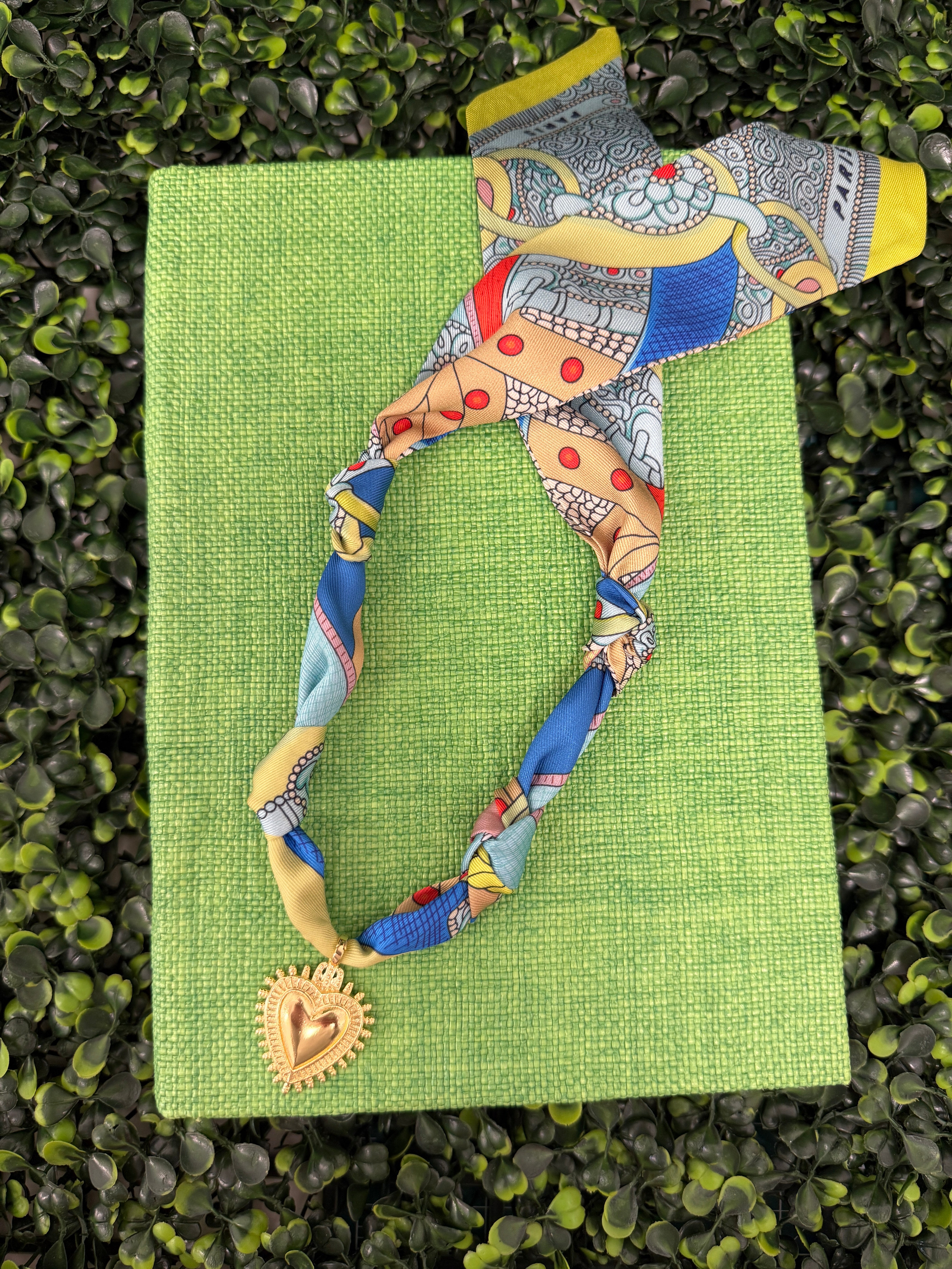 Heartfelt Halo Scarf Necklace