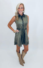 Sure Thing Dress (olive)
